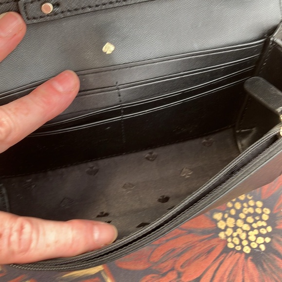 Kate Spade Black Staci Flap Front Crossbody - Picture 10 of 11